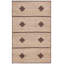 Tapis en jute tissé à plat en fibre naturelle Kobey-1567462825