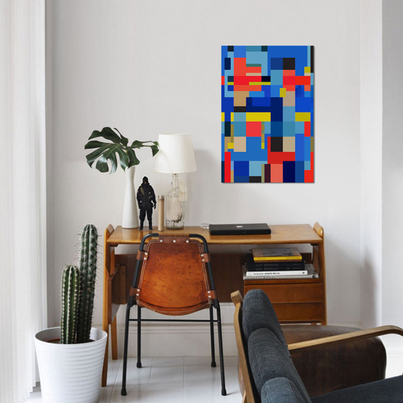 « viva », impression sur toile, H 12 po x l 8 po x P 0,75 po, Pas de tapis, Toile tendue