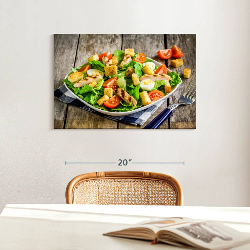 Yarlin Chicken Caesar Salad, 16" H x 24" W