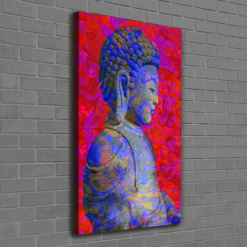 Buddha Abstraction - Wrapped Canvas Print, 120cm H x 60cm W
