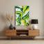 Abstrait art fluide 67, art mural en métal beige-1559403044