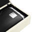 Lit simple pliant pour matelas, blanc pour un sommeil confortable avec matelas, sensation luxueuse