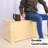 Multi-Purpose Wooden Toy Storage Box with Lid - Large Bed End Storage Bench