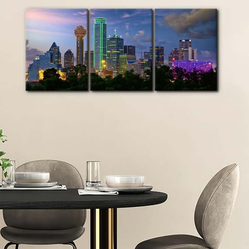3 Piece Wrapped Canvas Wall Art