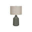 Lighting, H 24 po, lampe de table, béton gris, abat-jour beige, contemporain-1706110497-1706110499