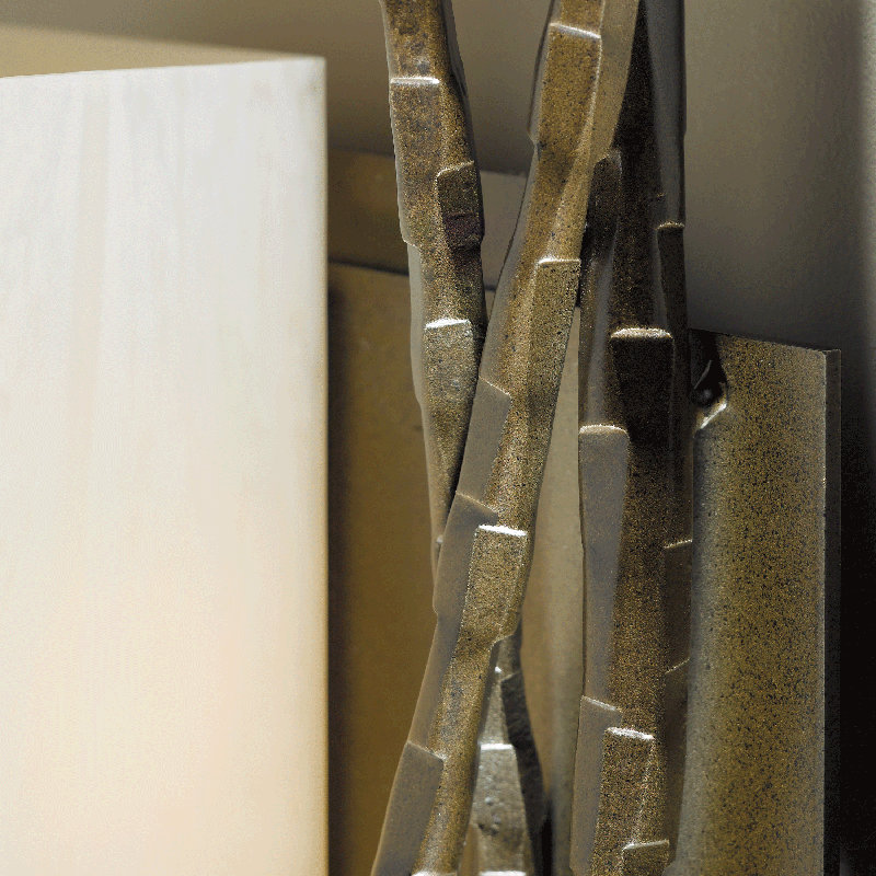 Brindille Sconce, Modern Brass, Left
