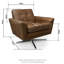 Begay Upholstered Swivel Armchair-1363168593