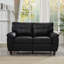 Causeuse moderne en similicuir-1689059415