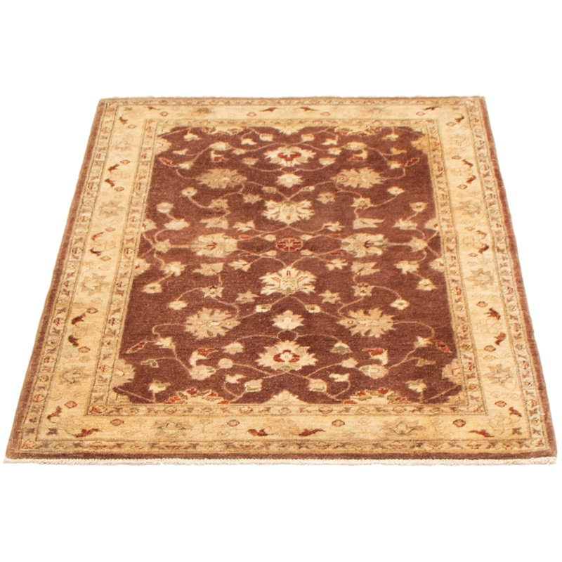 Tapis brun foncé Peshawar Oushak 3 pi 11 po x 5 pi 9 po
