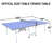 9Ft Mid-Size Table Tennis Table Foldable & Portable Ping Pong Table Set For Indoor Games With Net