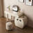 Makeup Vanity with Light mirror,5 drawers