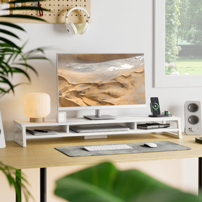 Wood Monitor Stand