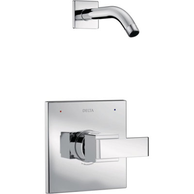 Ara 14 Series Single-Function Shower Trim Kit, Chrome (Valve and Shower Head Not Included)