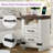 Quan Farmhouse Nightstand With Charging Station, White-1820739948-1820739949
