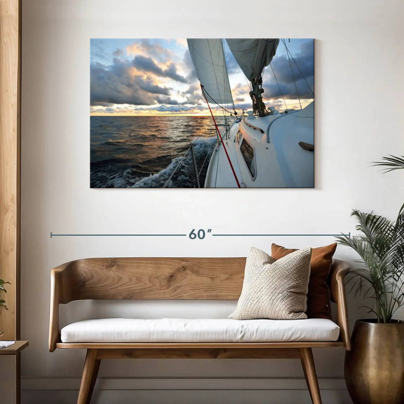 Sailing To The Open Sea, 30" H x 45" W