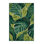 Machine Washable Botanical Green Area Rug