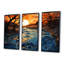 Orange et bleu, rivière, voyage serein I - rivière, art mural-208666800-208666766