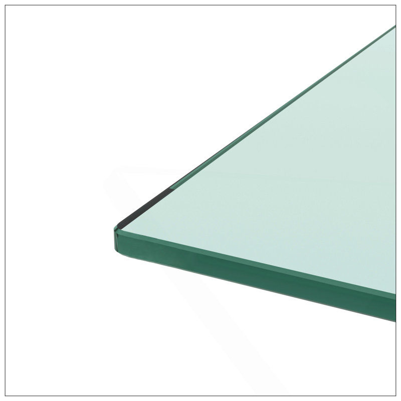 Table basse rectangulaire en verre, table basse transparente, tables d'appoint modernes pour le salon, meubles de salon