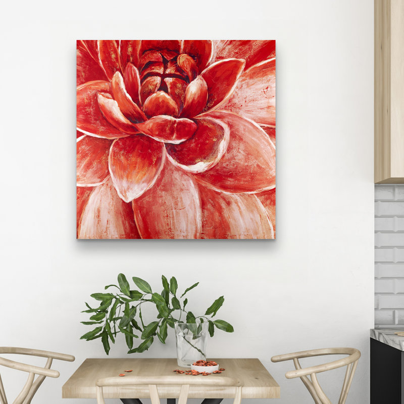 chrysanthemum - 32"x32" art on canvas