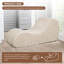 Chaise longue courbée pour adultes avec housse de coussin amovible et mousse haute résilience-859800891