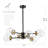 Dilley 6 - Light Dimmable Sputnik Modern Linear Chandelier-1585562973-1496037447