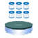 Intex Pool Filter (6 Pack) With Intex 10-Foot Round Above Ground Pool Cover