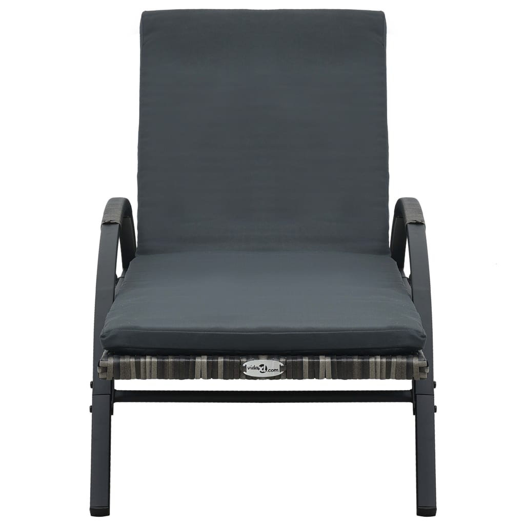 Idis Sun Lounger with Cushion and Table