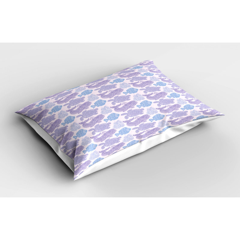 Turtle Polyester Sham Set, Twin