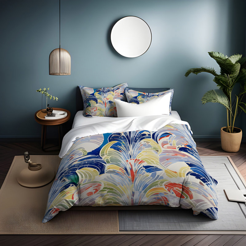 Polyester Duvet Cover, King Duvet Cover + 2 King Shams