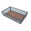 Panier coulissant en verre pour armoire
