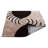 Heller Abstract HAND TUFTED SHAG POLYESTER ECO-FRIENDLY AREA RUGS, Beige Brown Color, Contemporary Design-633247695