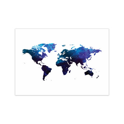 Galaxy World Map - Print