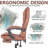 Noshin Ergonomic Faux Leather Massage Executive Chair-324681372