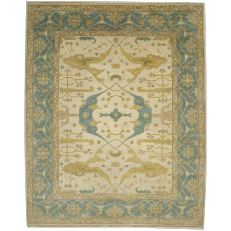 Tapis oriental Oushak Chobi Mute