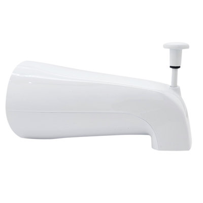 5-1/4" Reach Wall Mount Tub Spout with Front Diverter