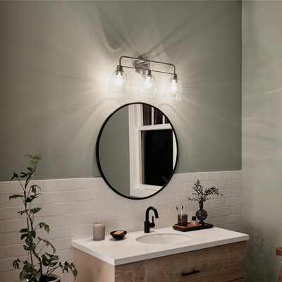 Meller 3-Light Industrial Inspired Vanity Light