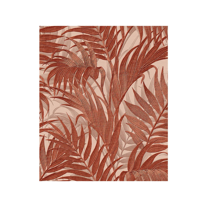 Stantonville 33' L x 21'' W Wallpaper Roll, Beige/Red