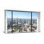 Vue de paysage urbain à travers un cadre de fenêtre Z251225161612195223-1743813515