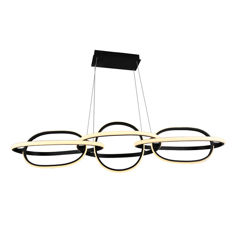 Gyda 1 - Light LED Pendant, Black