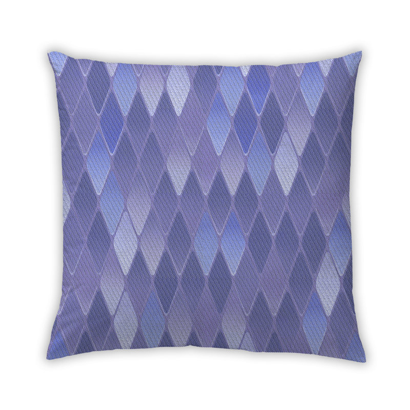 Housse et insert de coussin carré Inia, Synthétique, Rouge