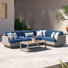 Ehrenfried 6 - Person Modular Patio Conversation Set with Cushions