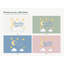 Dream Big Little One Quote Wall Decals, Set of 14 Peel and Stick Nursery Wall Stickers, Satin Finish Removable Kids Room Wall Art, 20"W x 20"H (50 x 50 cm)-1658145093