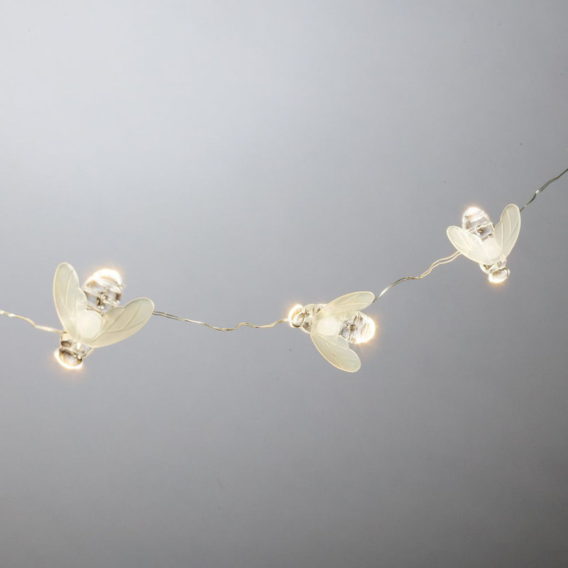 Fachon Indoor 10 - Bulb 0.25'' Battery Powered LED Novelty String Light