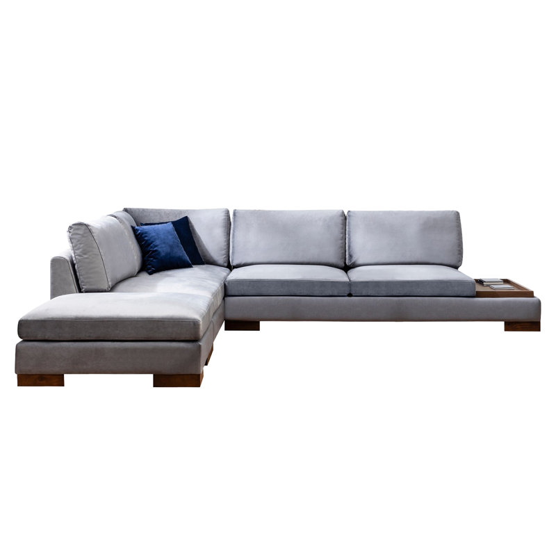 Upholstered L-Shaped Sectional Left Hand Facing