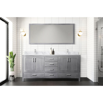 72 In. Bath Vanity With 22 D - Mirror Included 2 Cabinets, 6 Drawers, Sufficient Storage Quick And Easy Setup Double W X Copious Possibilities Install