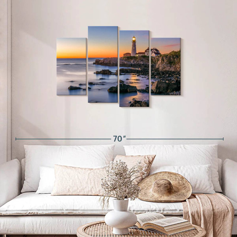 Aletra Cape Elizabeth Portland Head Light, 27" H x 43" W
