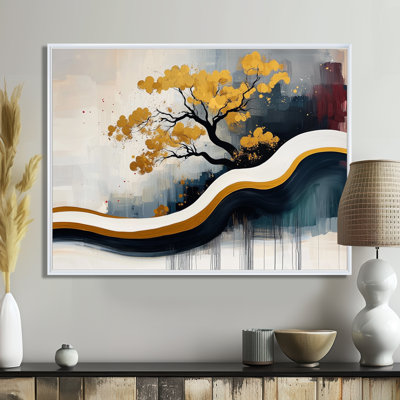 «Abstract Bonzai Roots and Reflections - Abstract Still Lifes», art mural abstrait