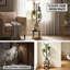 Support pour plante d'intérieur 57 po, étagère à plantes en métal à 7 niveaux avec cadre résistant à la rouille, grand présentoir de fleurs en coin pour le salon, la chambre à coucher et le balcon