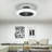 18" Low Profile Ceiling Fan with 3 Color LED, Flush Mount Reversible Ceiling Fan with Remote Control-71976086