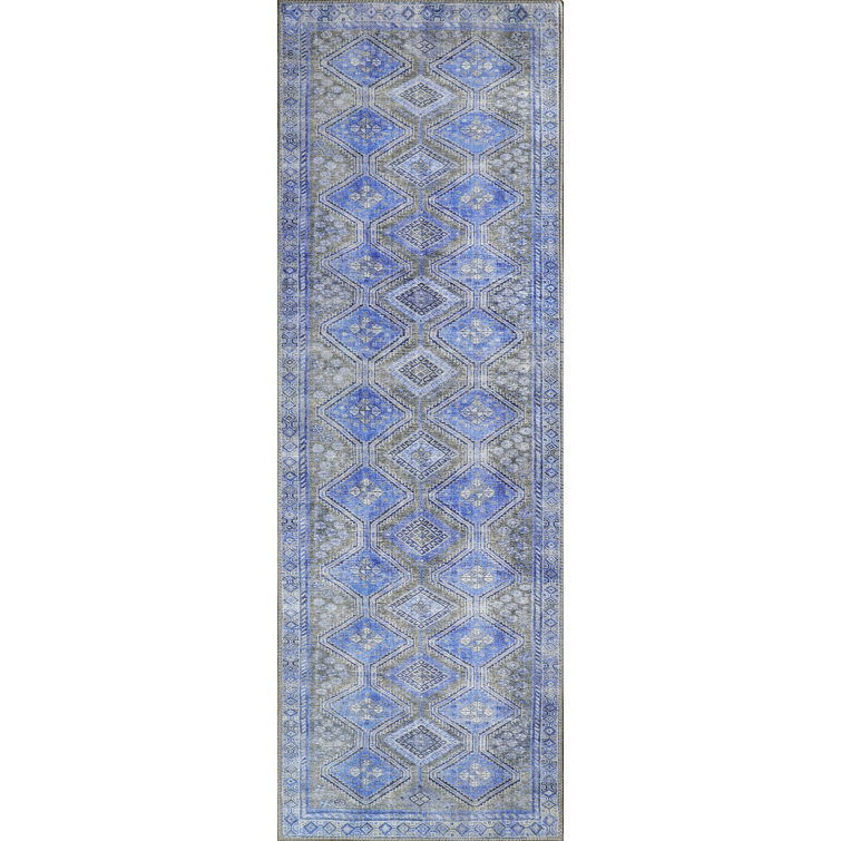 Salka Ren Southwestern Geometric Polyester Indoor Area Rug